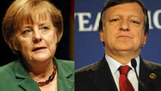 Merkel şi Barroso la congresul PPE de la Bucureşti