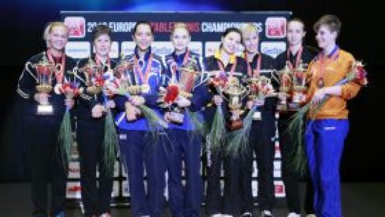 Aur la Campionatele Europene de tenis de masă