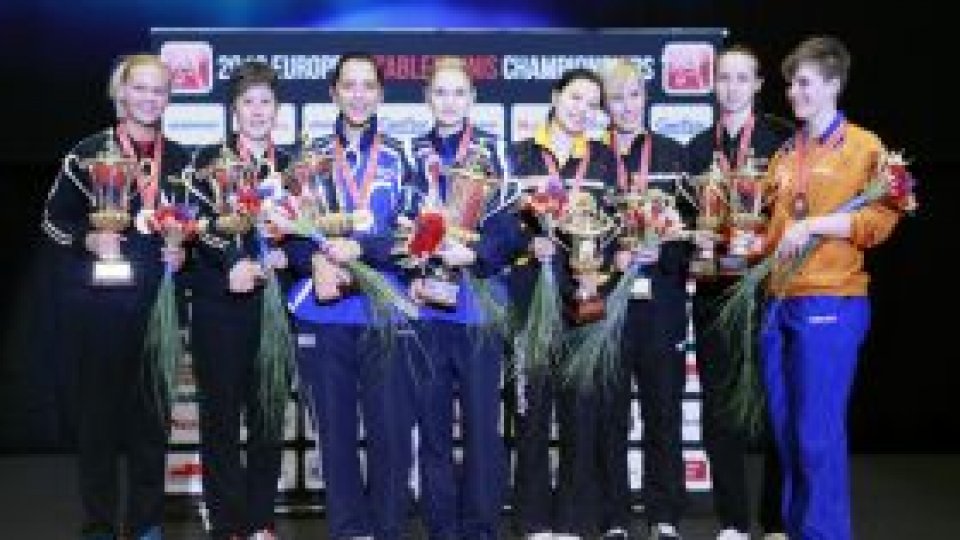 Aur la Campionatele Europene de tenis de masă