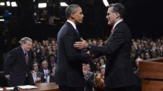 Barack Obama şi Mitt Romney, ultima confruntare televizată