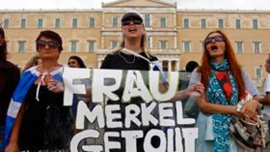 Violenţe la Atena în timpul vizitei cancelarului german