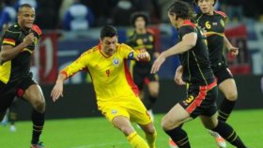 România învinge Belgia într-un meci amical