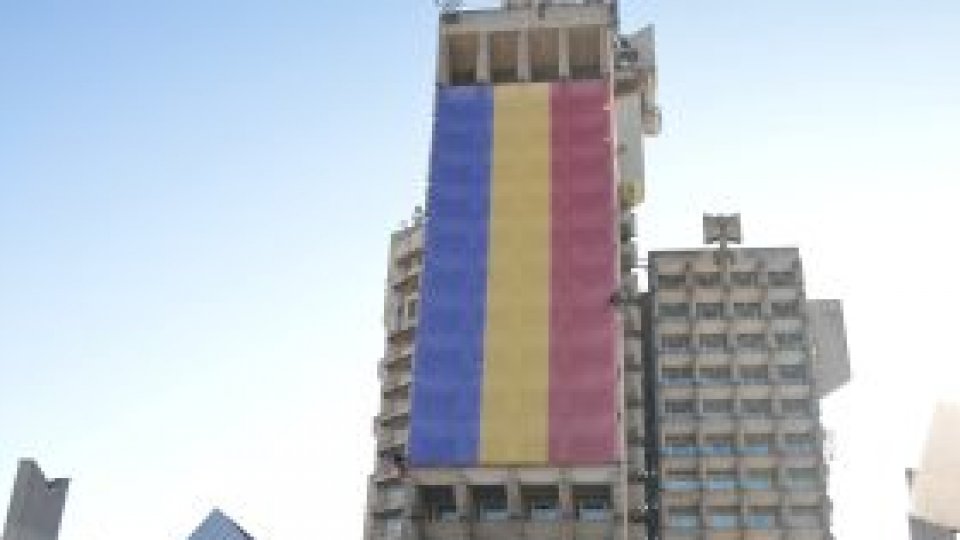 Cel mai mare tricolor din Satu Mare!