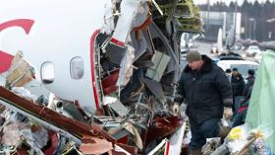 Anchetă în cazul accidentului aviatic de la Moscova