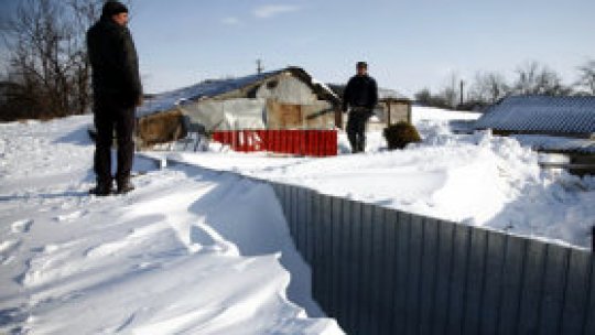 Iarnă grea şi în Ialomiţa