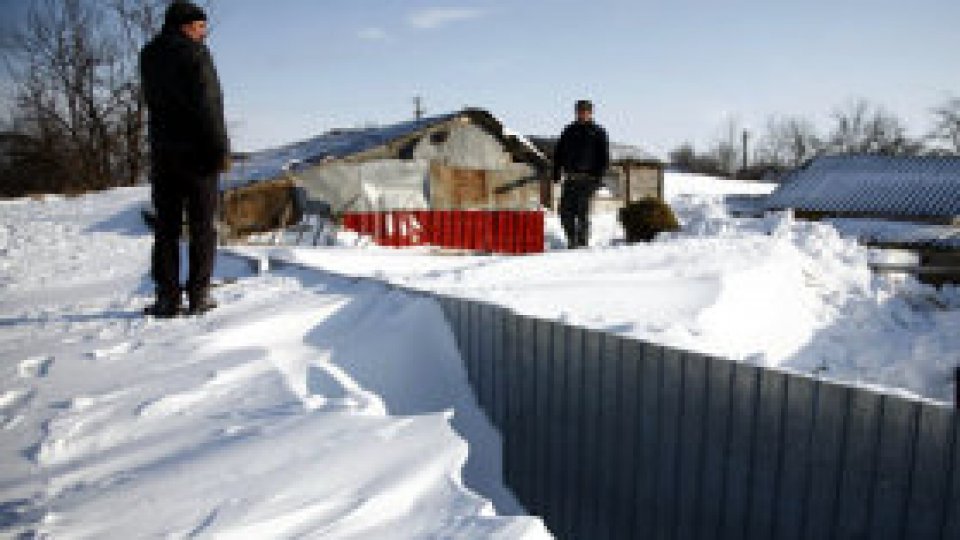 Iarnă grea şi în Ialomiţa