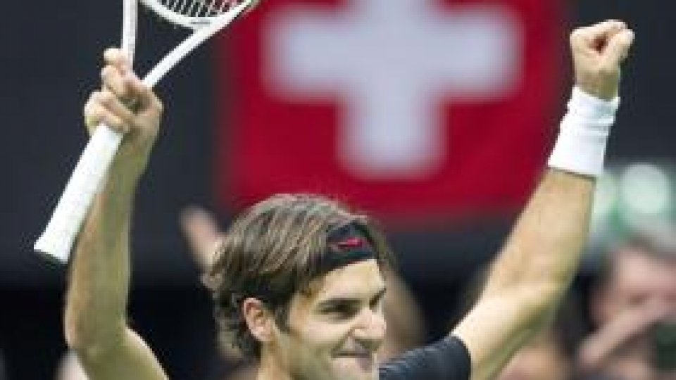 Roger Federer câştigă turneul de tenis de la Rotterdam