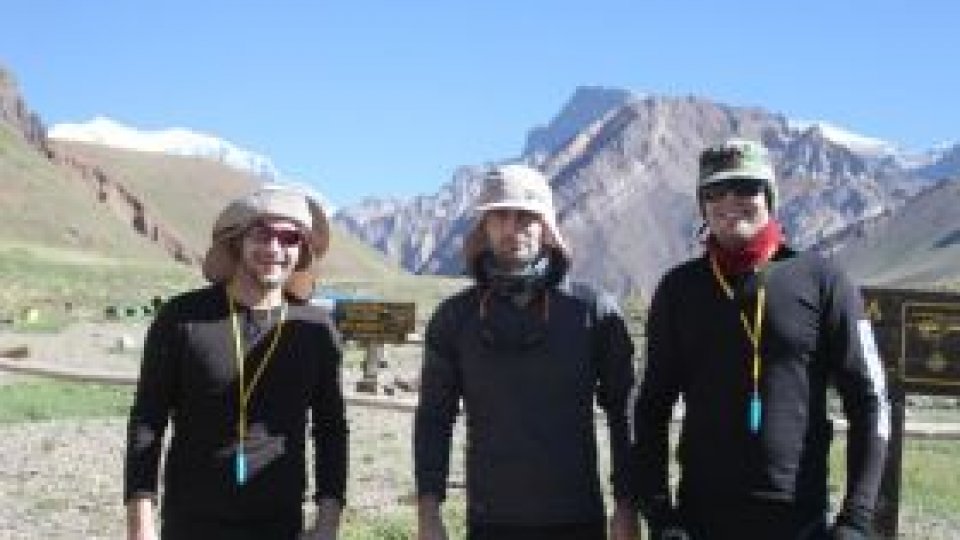 Trei clujeni, pe vârful Aconcagua