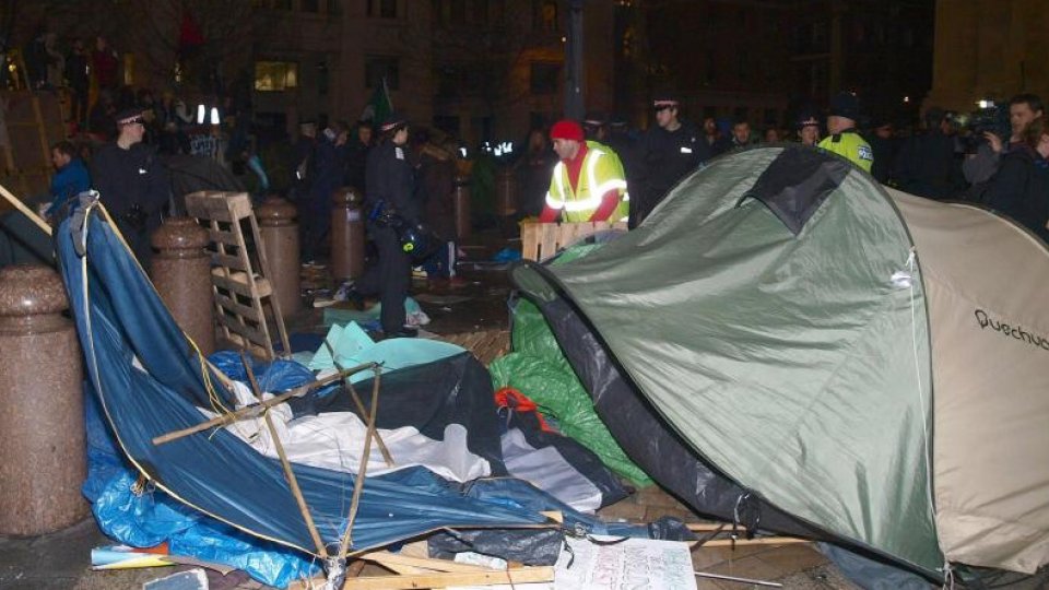 Tabăra "Occupy London" a fost evacuată