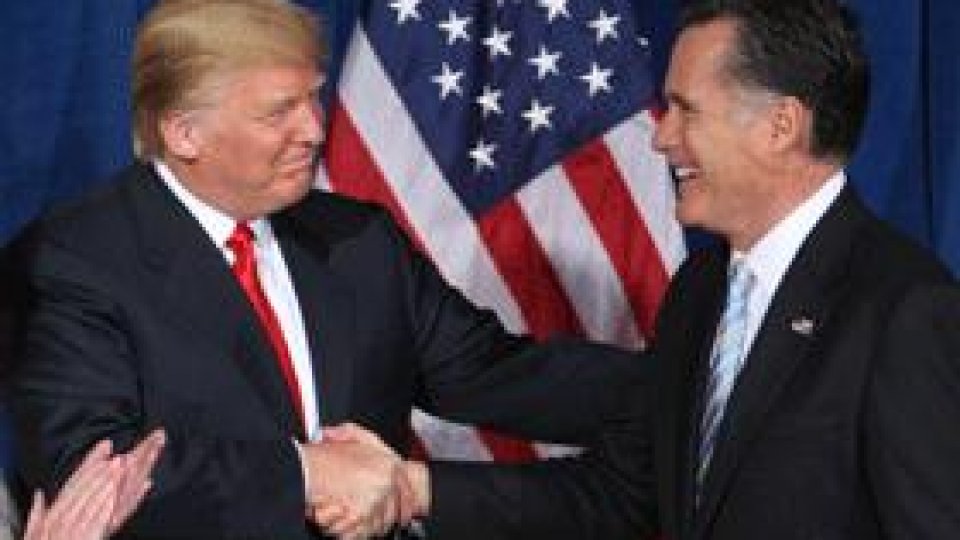 Mitt Romney, susţinut la alegerile republicane de Donald Trump