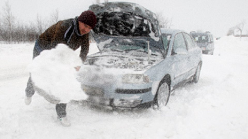 Viscol şi zăpadă în România până duminică (UPDATE)
