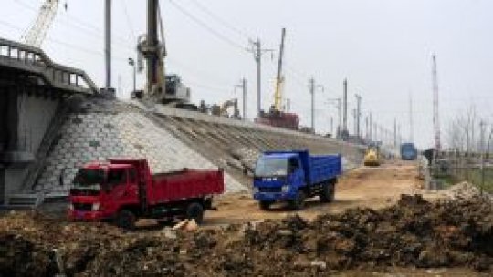 O linie de cale ferată s-a prăbuşit în China