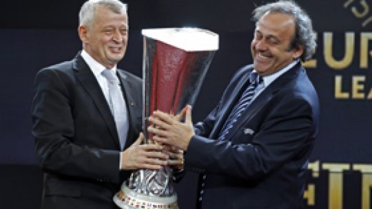 Trofeul Ligii Europa a ajuns la Bucureşti