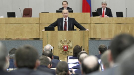 Vladimir Putin face apel la "reconciliere naţională"