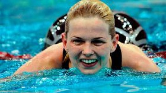 Înotătoarea germană Britta Steffen
