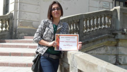 Adina Dragomir a primit premiul pentru reporterul anului