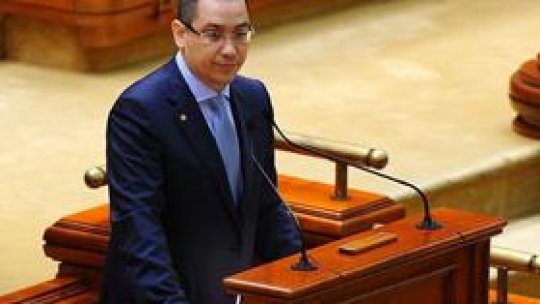 Premierul desemnat Victor Ponta a anunţat lista miniştrilor