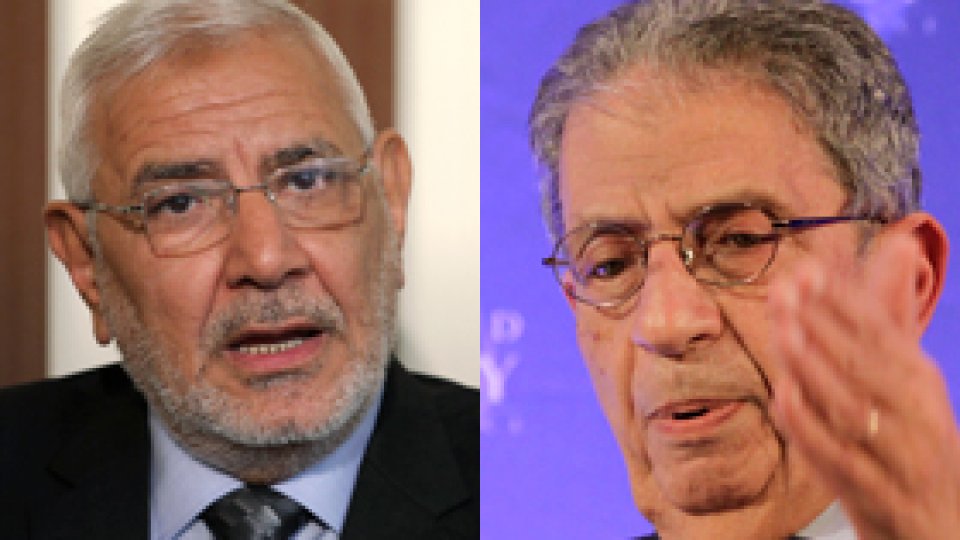 Favoriţii la prezidenţialele din Egipt, faţă în faţă