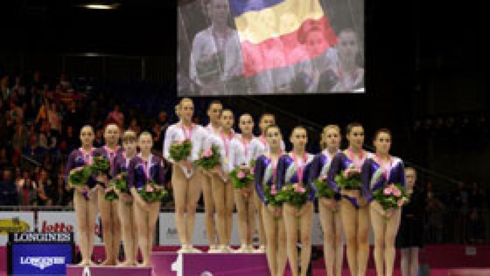 Echipa României, aur la CE de gimnastică de la Bruxelles