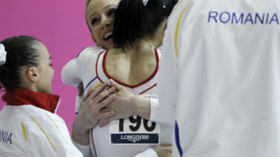 Romanian women’s gymnastics team gold at Euro 2012 in Brussels
