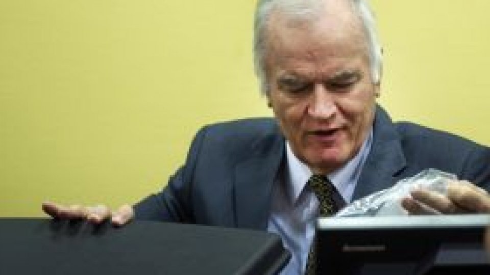 Procesul lui Ratko Mladici, amânat "sine die"
