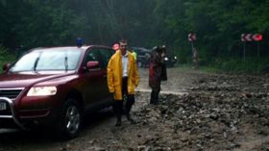 Cotă de inundaţie atinsă pe râul Olteţ