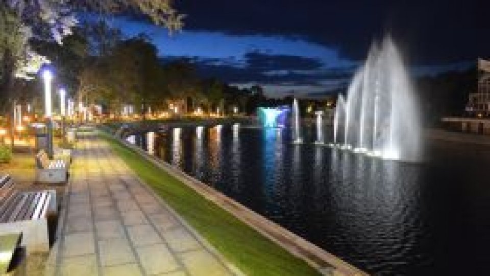 La Arad a fost inaugurată o fântână muzicală