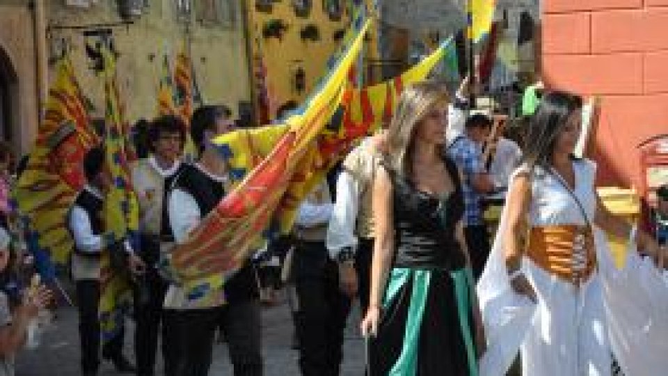 Cavalerii se întrec la turniruri în cetatea Sighişoarei