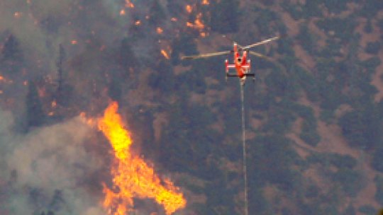 Incendiul din Făgăraş a cuprins 640 de hectare
