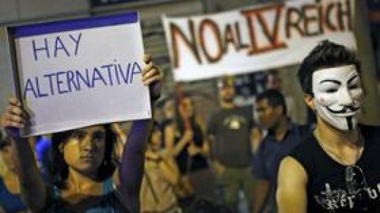 Spaniolii protestează faţă de măsurile de austeritate