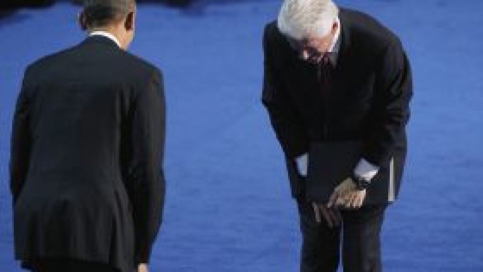 Barack Obama, sprijinit de fostul preşedinte al SUA Bill Clinton