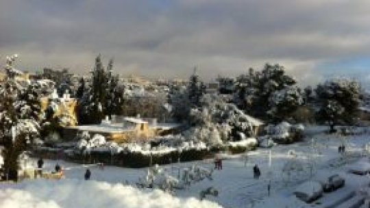Transportul în comun în Ierusalim, suspendat din cauza zăpezii