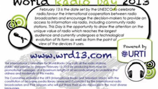 Ziua Mondială a Radioului, sărbătorită pe 13 februarie