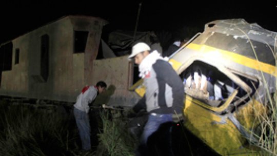 Accident feroviar grav în Egipt
