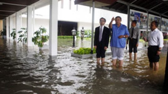 Capitala Indoneziei, sub ape