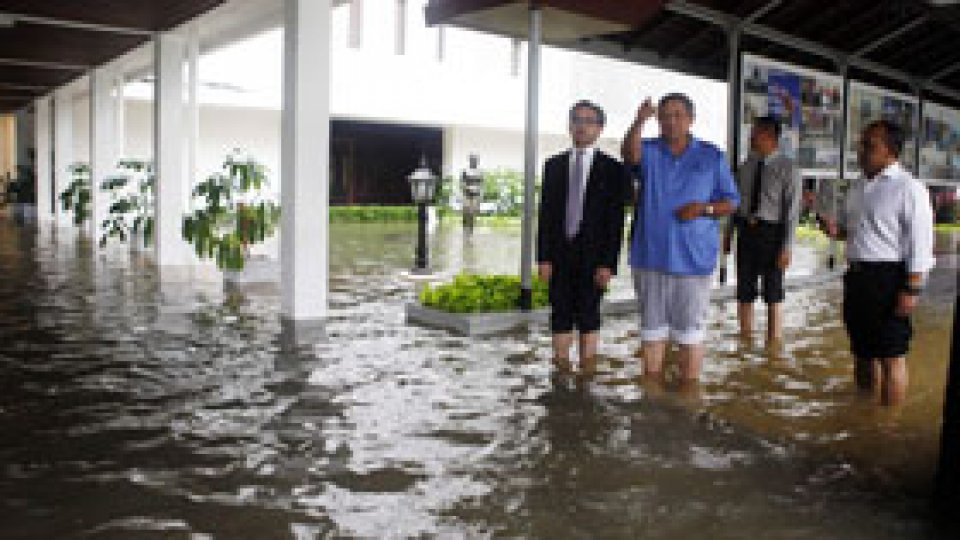 Capitala Indoneziei, sub ape