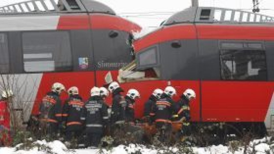 Două trenuri s-au ciocnit la Viena