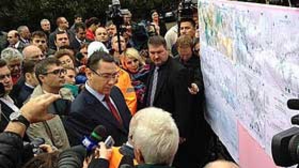 Victor Ponta a deschis oficial lucrările de modernizare a DN 29