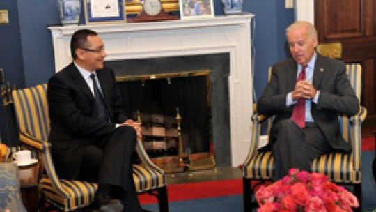 Premierul Victor Ponta, întâlnire cu vicepreşedintele Joe Biden