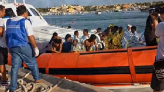 Autorităţile reiau căutarea naufragiaţilor din Insula Lampedusa