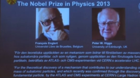 Premiul Nobel pentru Fizică: Francois Englert şi Peter Higgs
