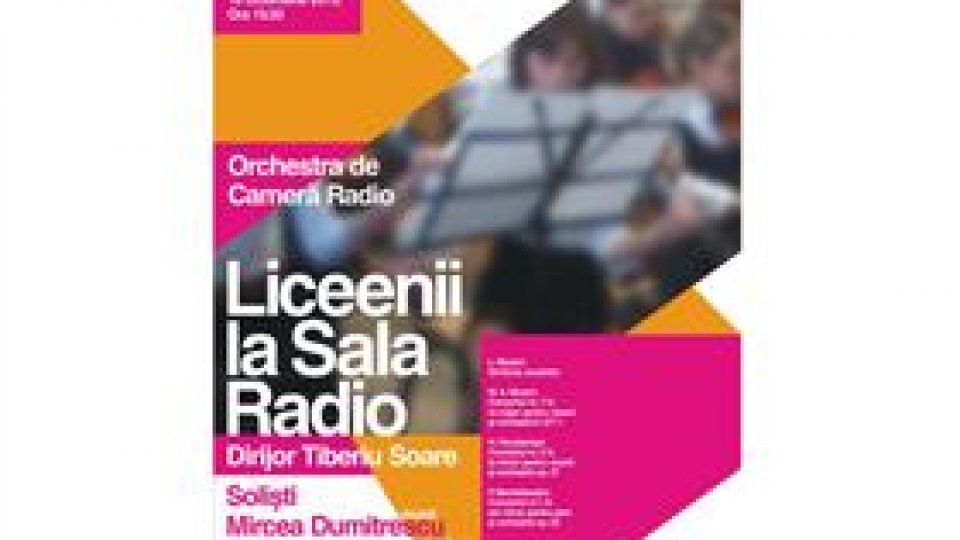 Liceenii la Sala Radio