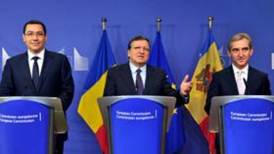 Prima întâlnire trilaterală România - R. Moldova - CE 