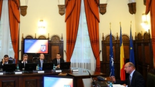 Bugetele instituţiilor de securitate naţională, în CSAT