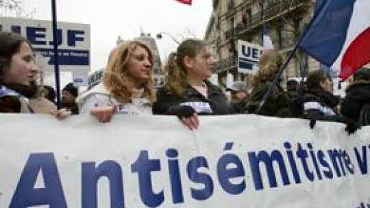 Atitudinea antisemită, "în creştere" în ultima vreme