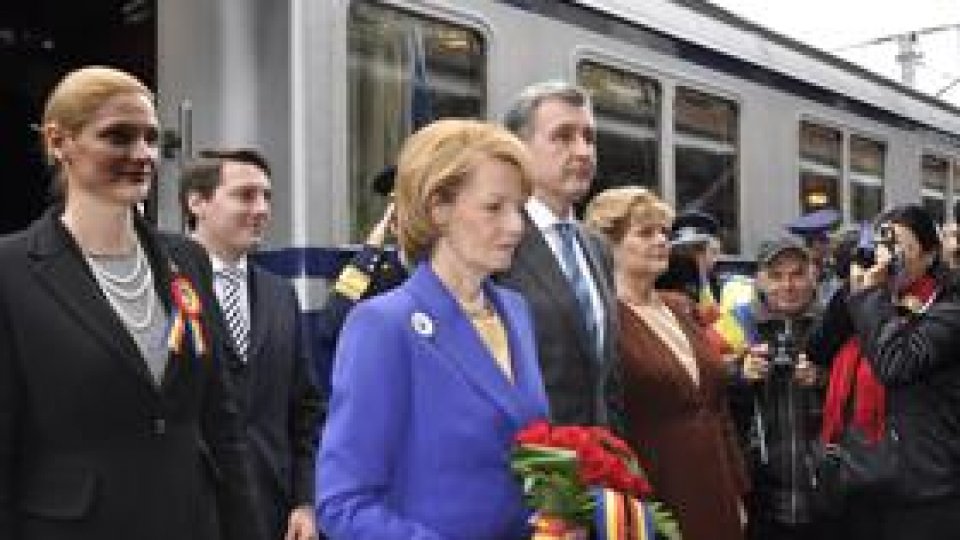 The Royal train has returned in Bucharest