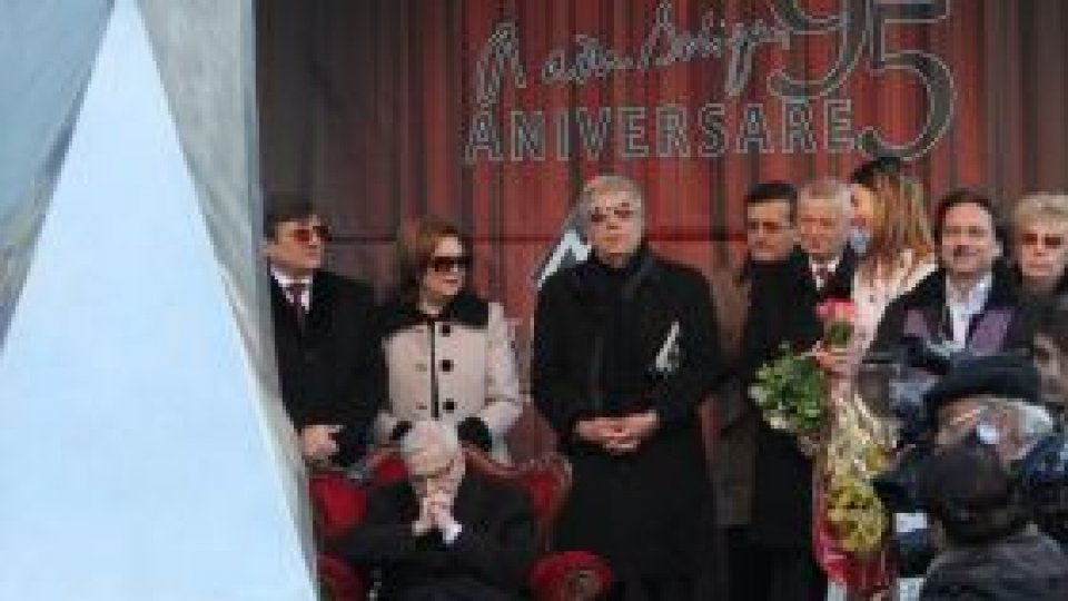 De ziua sa, Radu Beligan a inaugurat "Gongul Thaliei"