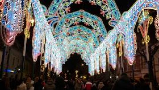 Feeria de lumini din Sibiu, la final