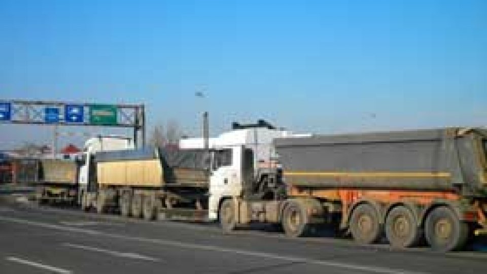 Aglomeraţie la Nădlac din cauza construirii unei autostrăzi