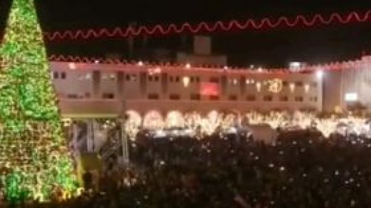 Mii de creştini, în pelerinaj la Betleem